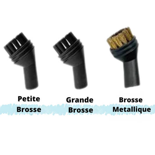 Paquete de cepillos de limpieza: para la suciedad incrustada (grasa, juntas, rejillas, horno, etc.)