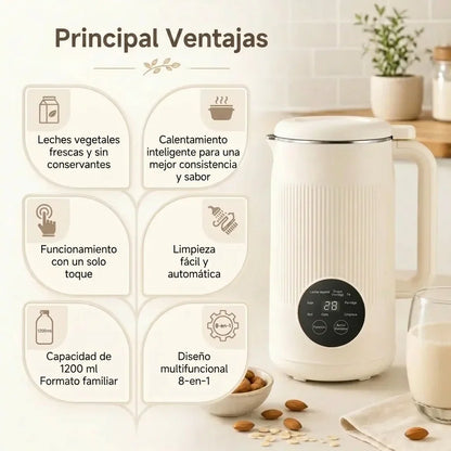 VitaMixia - 8-in-1 Multifunction for Preparing Vegetable Drinks, Juices and Much More