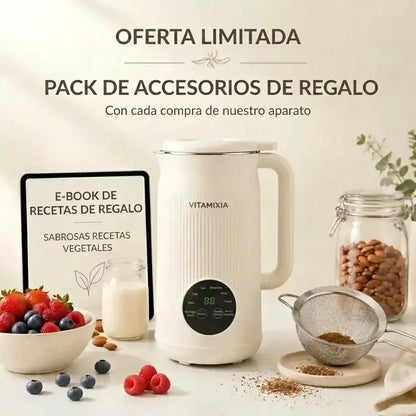 VitaMixia - 8-in-1 Multifunction for Preparing Vegetable Drinks, Juices and Much More