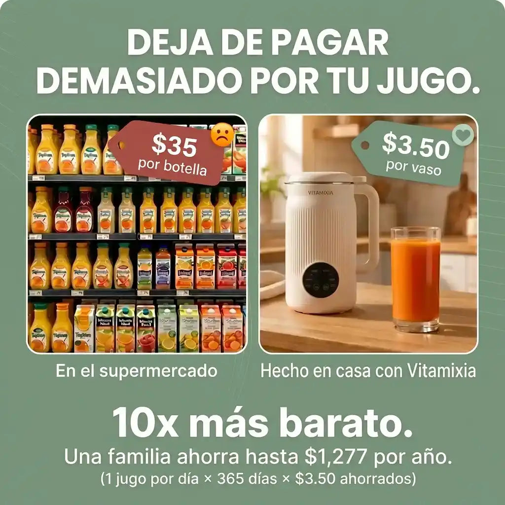 Vitamixia: La máquina 8 en 1 que conserva el 100% de tu fibra (y se limpia sola)