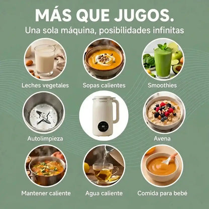 Vitamixia: La máquina 8 en 1 que conserva el 100% de tu fibra (y se limpia sola)